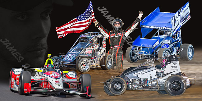Bryan Clauson USA Canvas